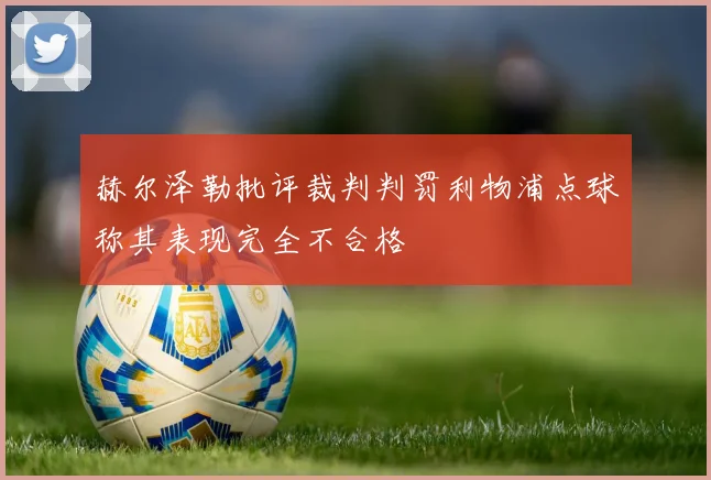 赫尔泽勒批评裁判判罚利物浦点球称其表现完全不合格
